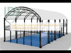 High Stability Covered Padel Court Padel With Roofs Resistance Level-13 Typhoons