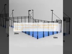 China Padel Court Supplier High Quality Padel Tennis Court Cover Roof Panoramic Cancha Padel Court With Roof