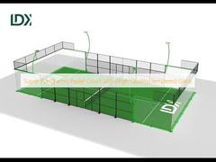 Super Panoramic Padel Court with High Quality Tempered Glass