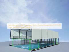 High-Strength Large Span Sport Tent A-Frame Design With PVC PVDF Cover For Multi-Sport Courts