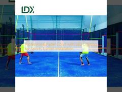 Professional Padel Court with LED Lighting for Sports Center Installation