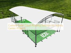 Custom Padel Court Roofing Solution for Sports Center Projects