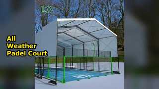 All-Weather Padel Court Canopy for Club and Sports Center Projects