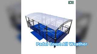 Всепогодный корт для падела для спортивных клубов