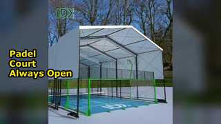 Factory Direct Padel Court Roof System for Commercial Installation