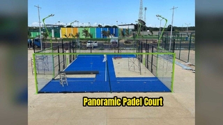 Панорамный корт для падела улучшит ваш спортивный комплекс